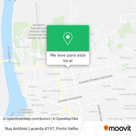 Rua Antônio Lacerda 4197 mapa