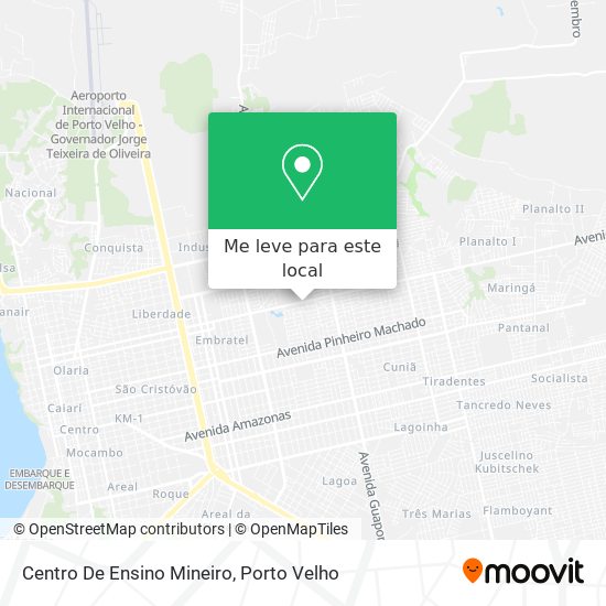 Centro De Ensino Mineiro mapa