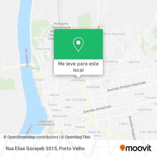 Rua Elias Gorayeb 3015 mapa