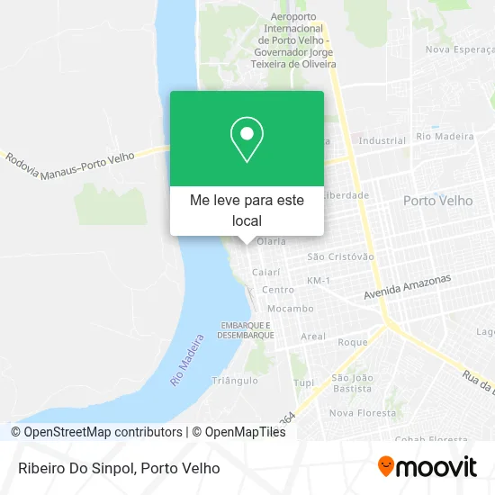 Ribeiro Do Sinpol mapa