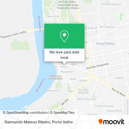 Raimundo Mateus Ribeiro mapa