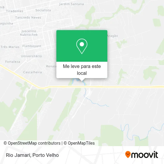 Rio Jamari mapa