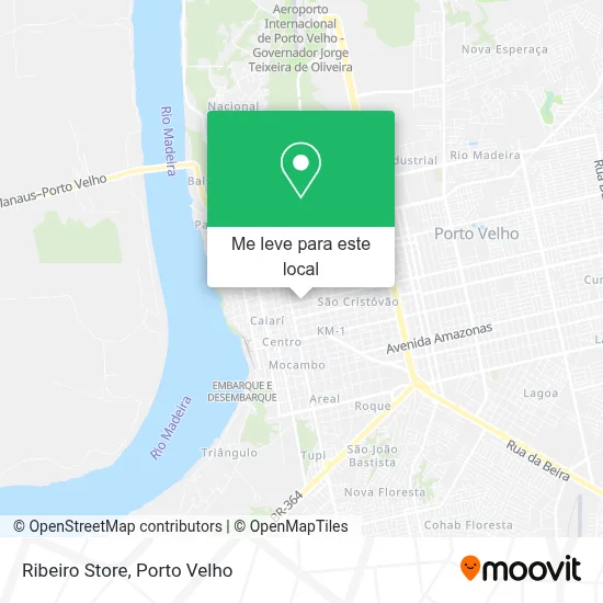 Ribeiro Store mapa