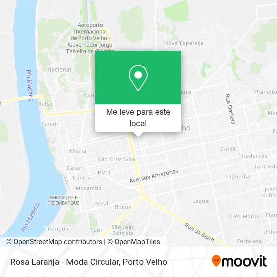 Rosa Laranja - Moda Circular mapa