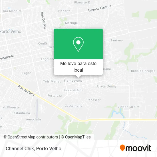 Channel Chik mapa
