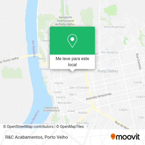 R&C Acabamentos mapa