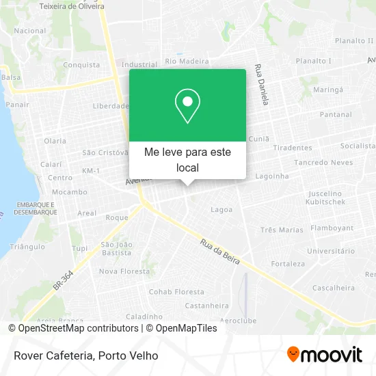 Rover Cafeteria mapa