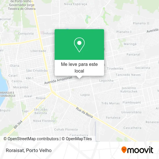 Roraisat mapa