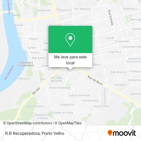 R.B Recuperadora mapa