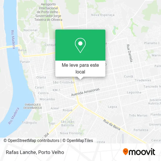 Rafas Lanche mapa