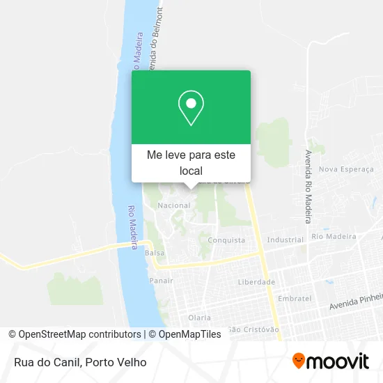 Rua do Canil mapa