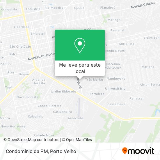 Condominio da PM mapa