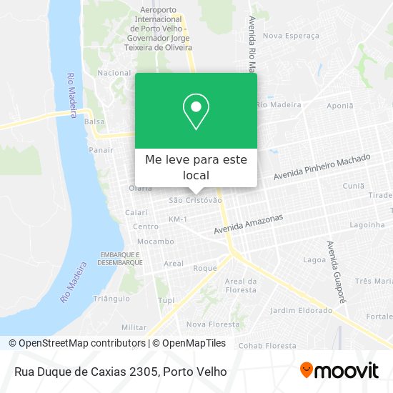 Rua Duque de Caxias 2305 mapa