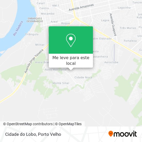 Cidade do Lobo mapa