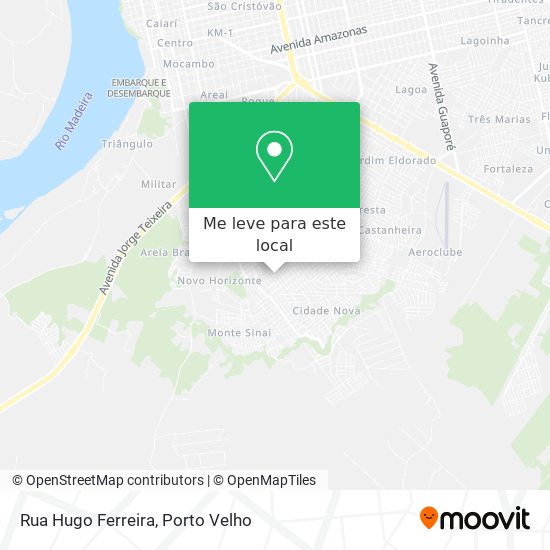 Rua Hugo Ferreira mapa