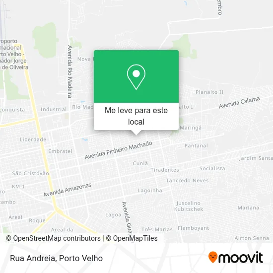 Rua Andreia mapa