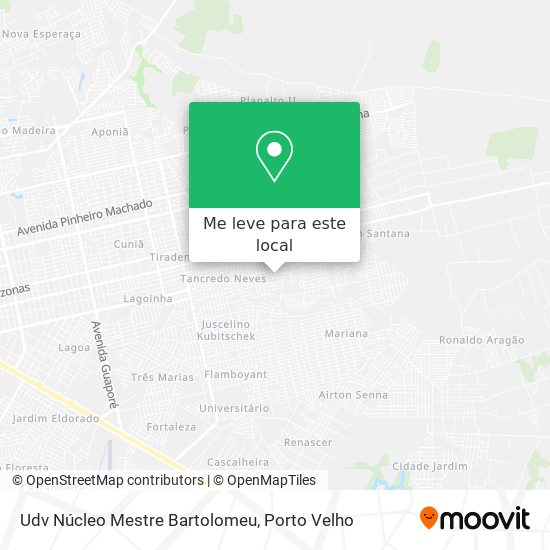 Udv Núcleo Mestre Bartolomeu mapa