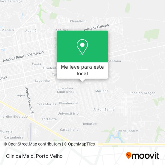 Clinica Maio mapa