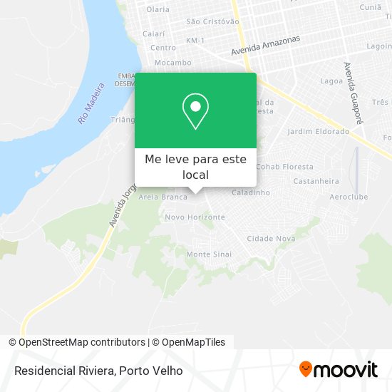 Residencial Riviera mapa