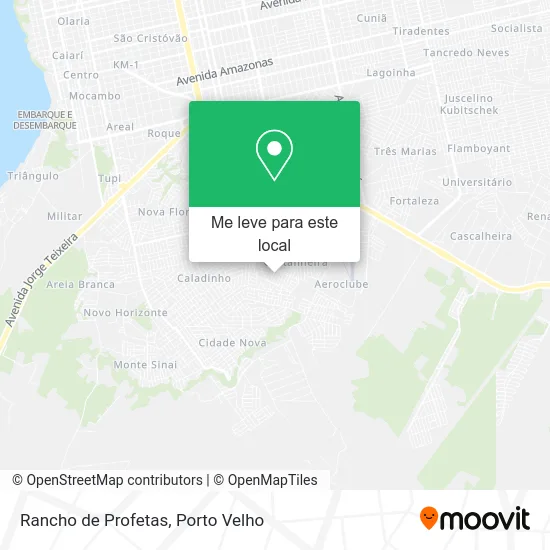 Rancho de Profetas mapa