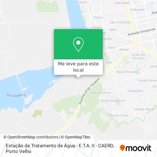 Estação de Tratamento de Água - E.T.A. II - CAERD mapa