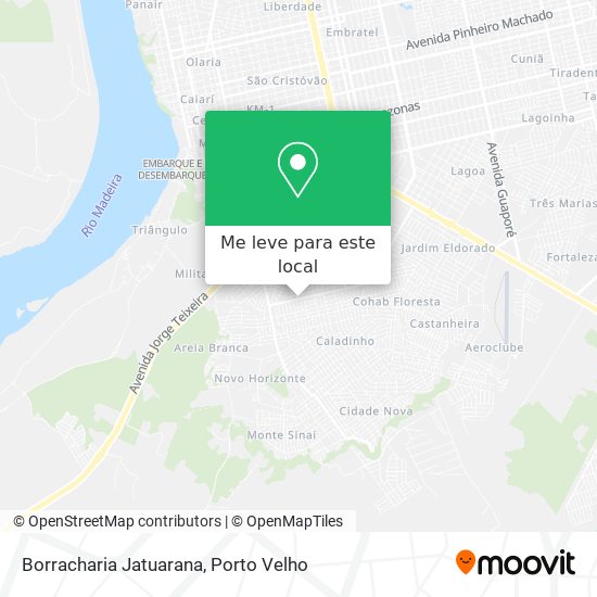 Borracharia Jatuarana mapa