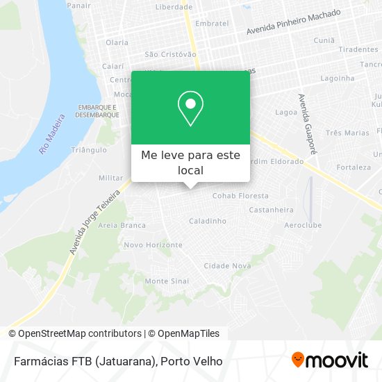 Farmácias FTB (Jatuarana) mapa