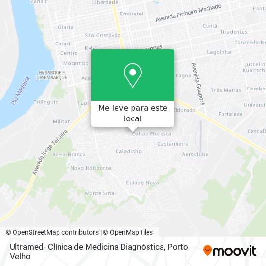 Ultramed- Clínica de Medicina Diagnóstica mapa