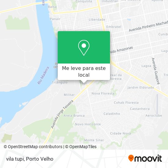 vila tupi mapa