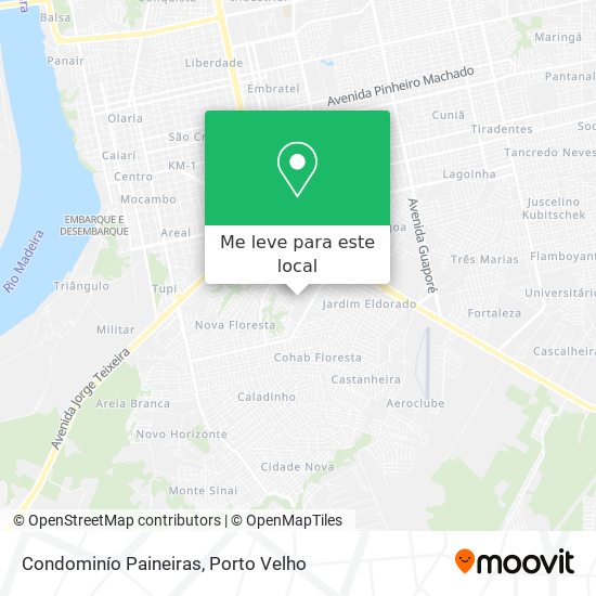 Condominío Paineiras mapa