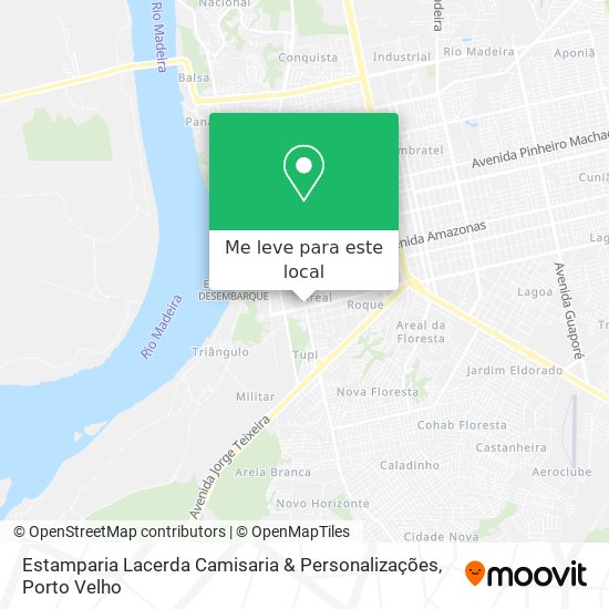 Estamparia Lacerda Camisaria & Personalizações mapa