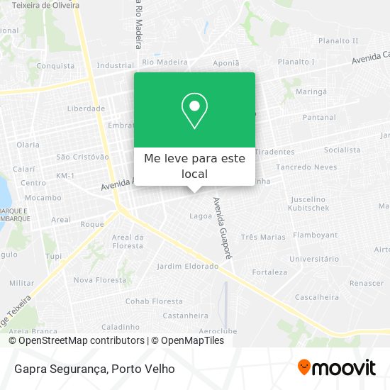 Gapra Segurança mapa