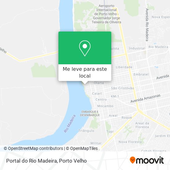 Portal do Rio Madeira mapa