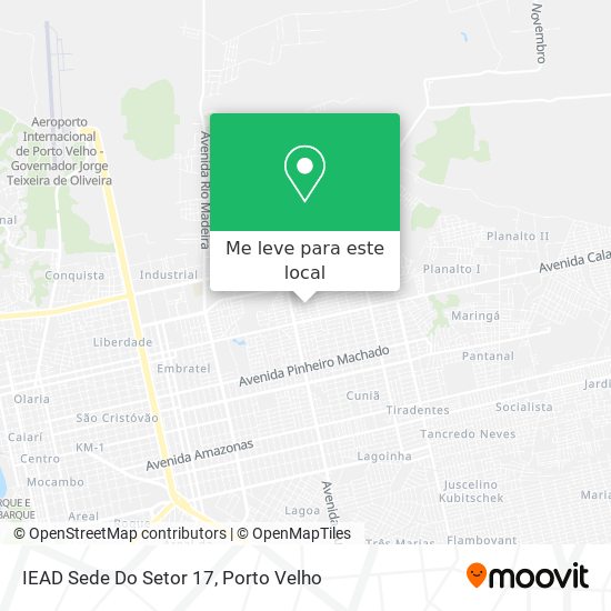 IEAD Sede Do Setor 17 mapa