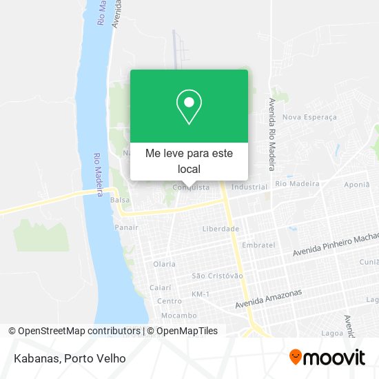 Kabanas mapa