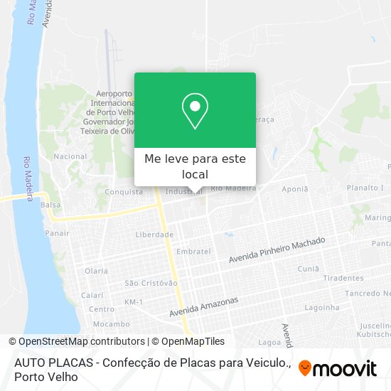 AUTO PLACAS - Confecção de Placas para Veiculo. mapa