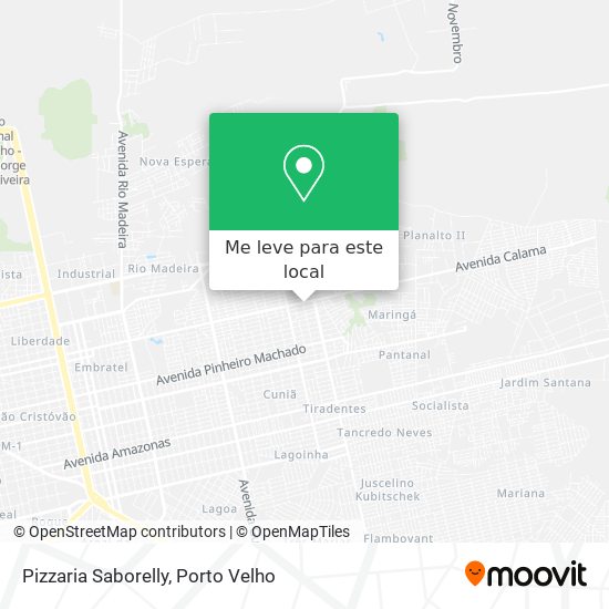 Pizzaria Saborelly mapa
