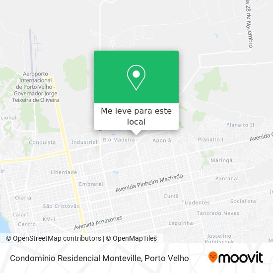 Condominio Residencial Monteville mapa