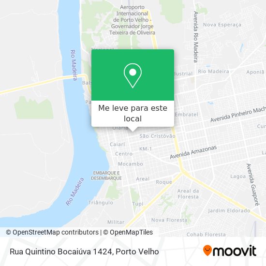 Rua Quintino Bocaiúva 1424 mapa