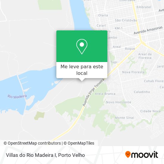 Villas do Rio Madeira I mapa