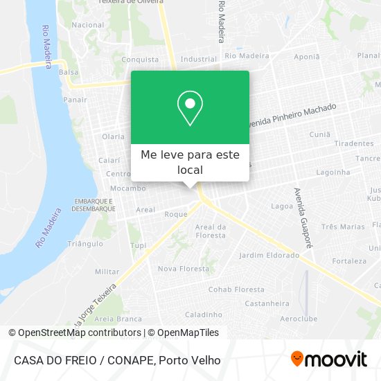 CASA DO FREIO / CONAPE mapa