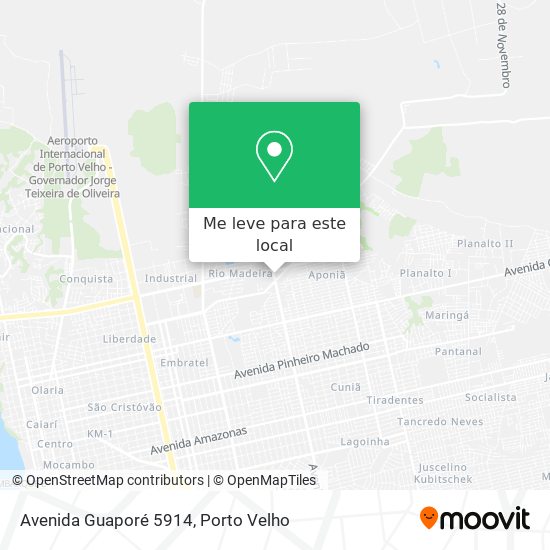 Avenida Guaporé 5914 mapa