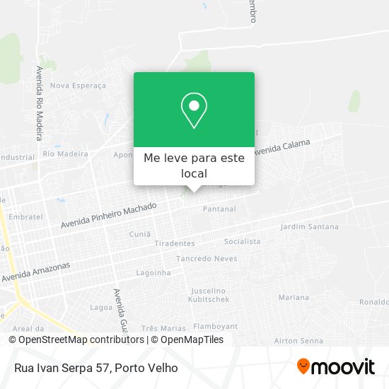 Rua Ivan Serpa 57 mapa