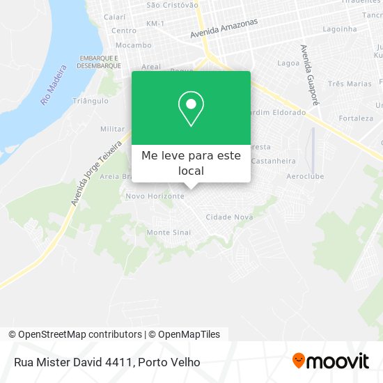 Rua Mister David 4411 mapa