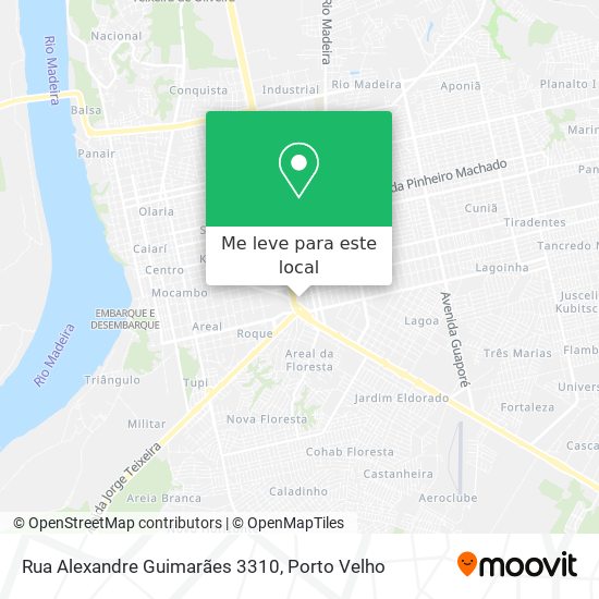 Rua Alexandre Guimarães 3310 mapa