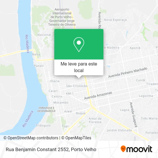 Rua Benjamin Constant 2552 mapa