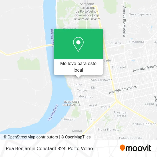 Rua Benjamin Constant 824 mapa