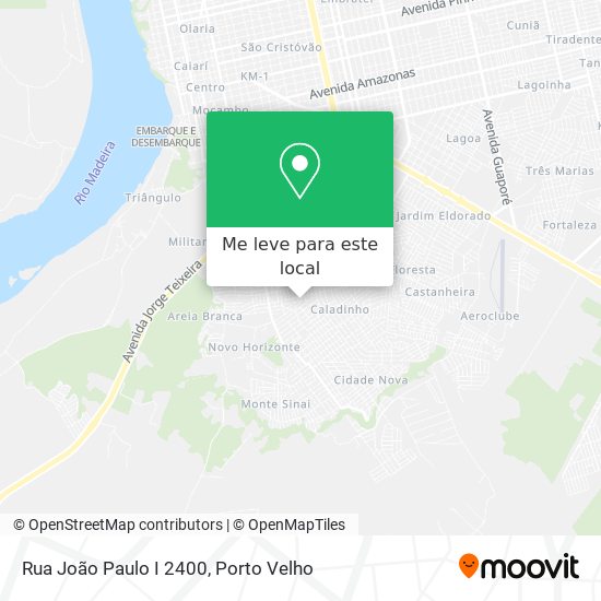 Rua João Paulo I 2400 mapa