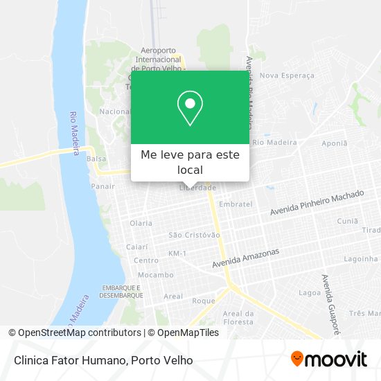 Clinica Fator Humano mapa