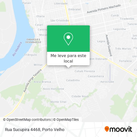 Rua Sucupira 4468 mapa